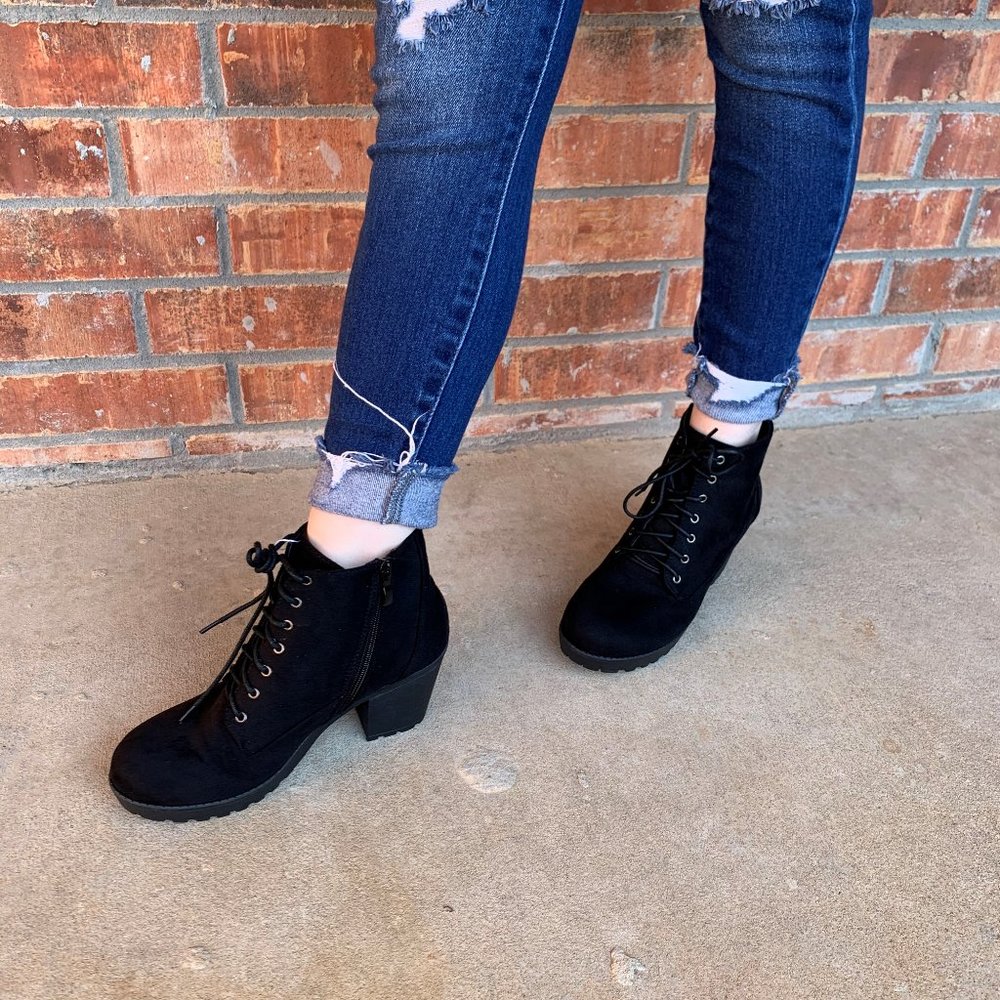 Faux Suede Boots